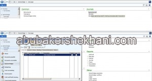 Setup Number Sequence for General Ledger