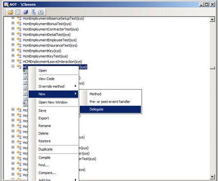 Create a delegate in the Producer Create a delegate in the Producer