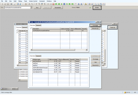 Note code coverage percentage after running tests Note code coverage percentage after running tests