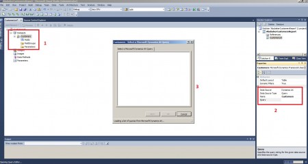 Add a query in the Dataset node