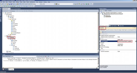 Specify Report Layout Template