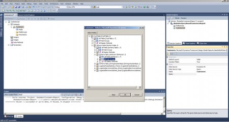 Select fields from the tables/datasources