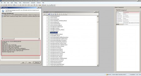 Deploy Report success message