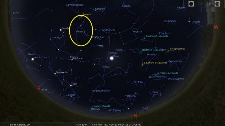 Perseids 2017 from Karachi, Pakistan